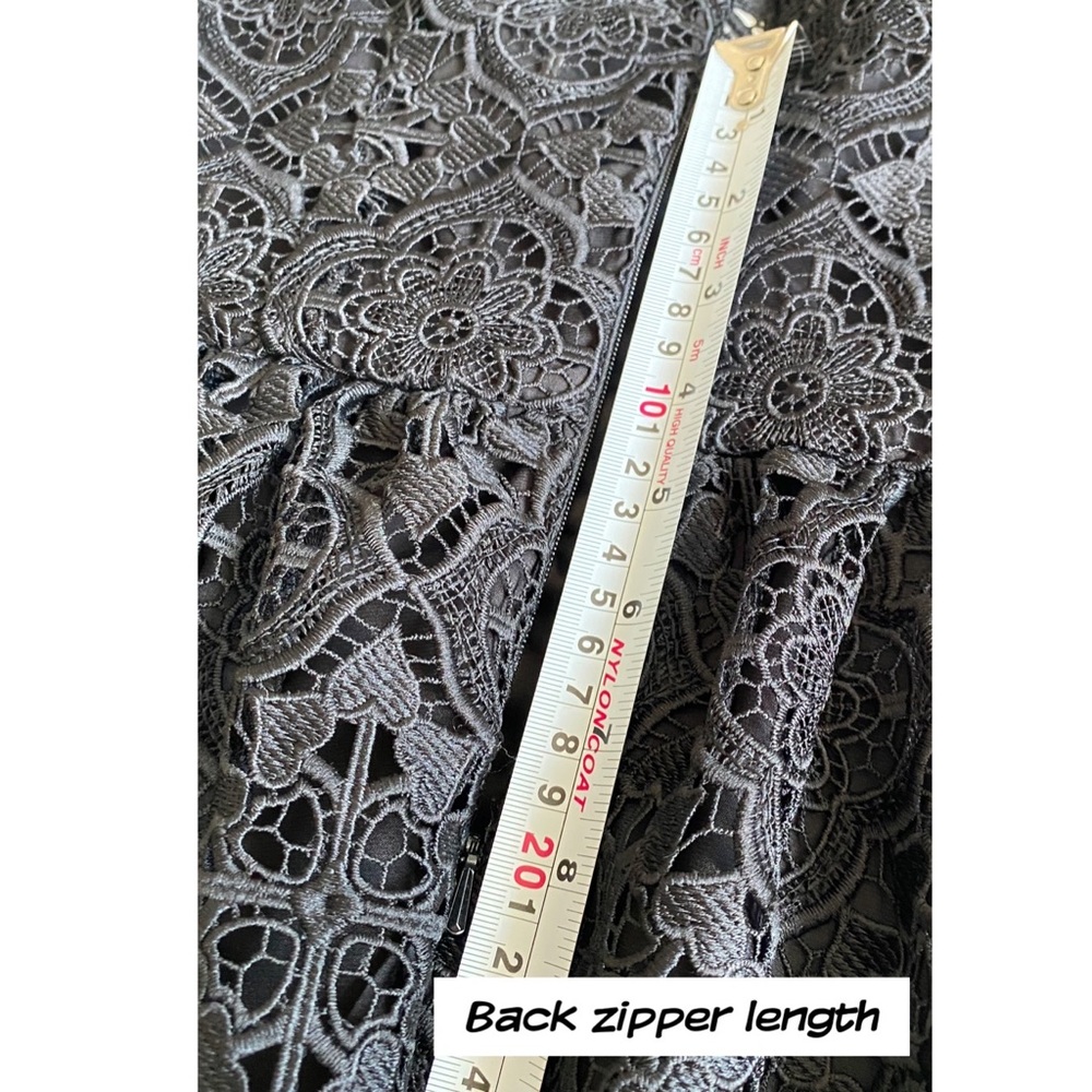 Ever New black embroidered peplum top - Picture 10 of 12